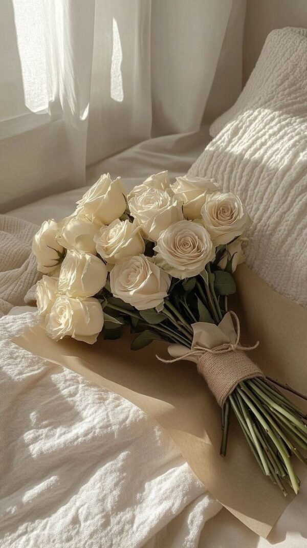 White Rose Bouquet
